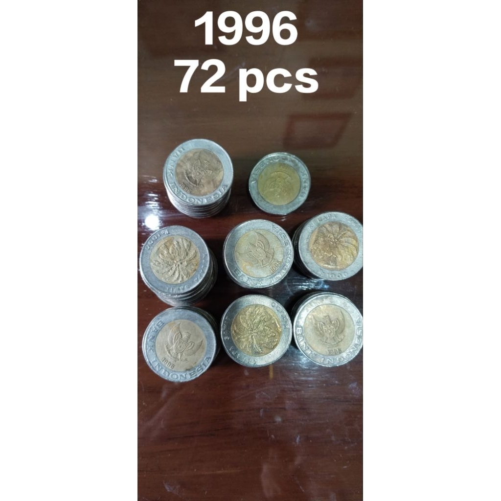 Uang koin 1000 kelapa sawit emisi 1996