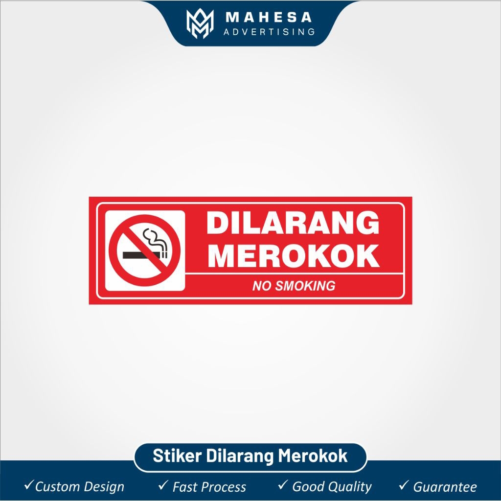 

Stiker Dilarang Merokok – No Smoking Sign Anti Rokok