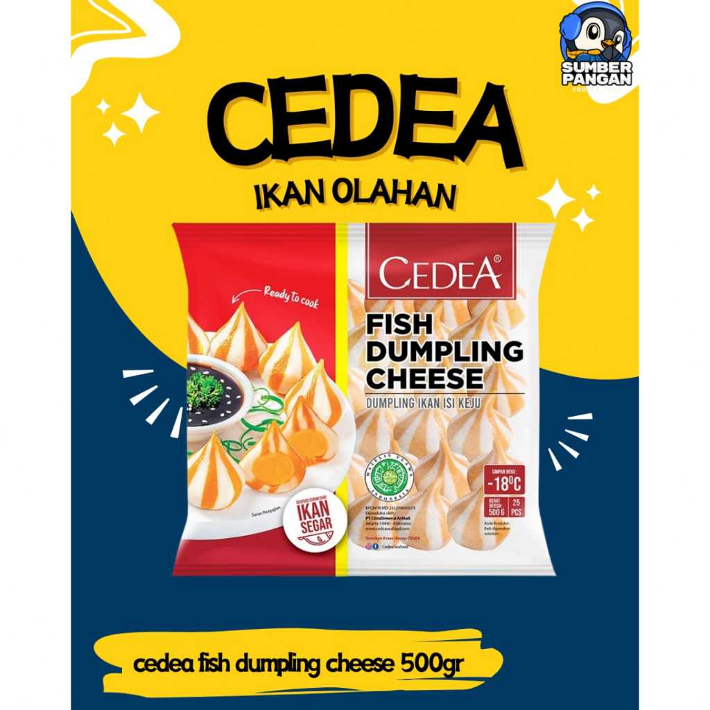 

Cedea Fish Dumpling Cheese Ikan Olahan 500gr