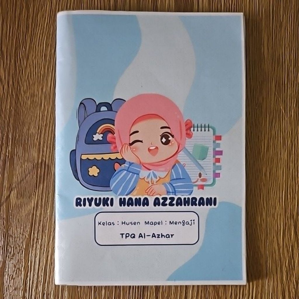 

buku tulis A5 custom karakter bisa request