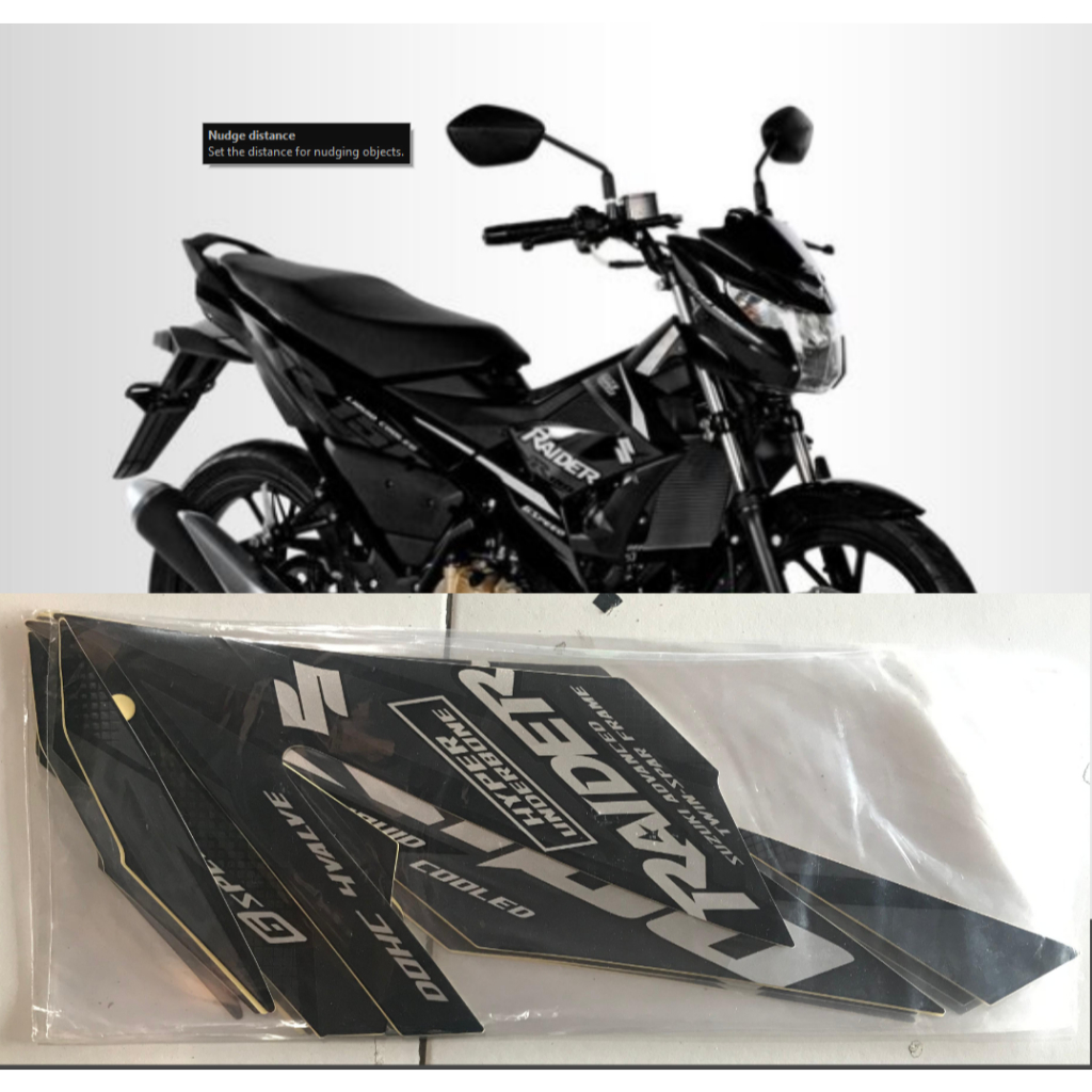 STRIPPING MOTOR RAIDER R 150 FI SUZUKI HTAM