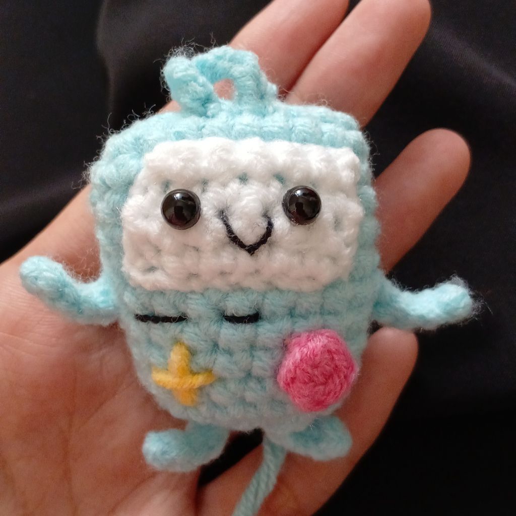 BMO Keychain crochet