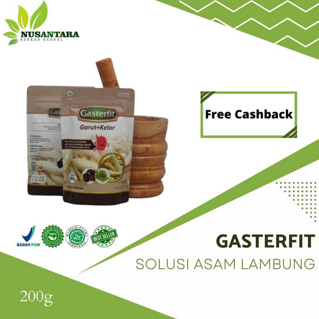 

Gasterfit Original 200g Atasi Asam Lambung