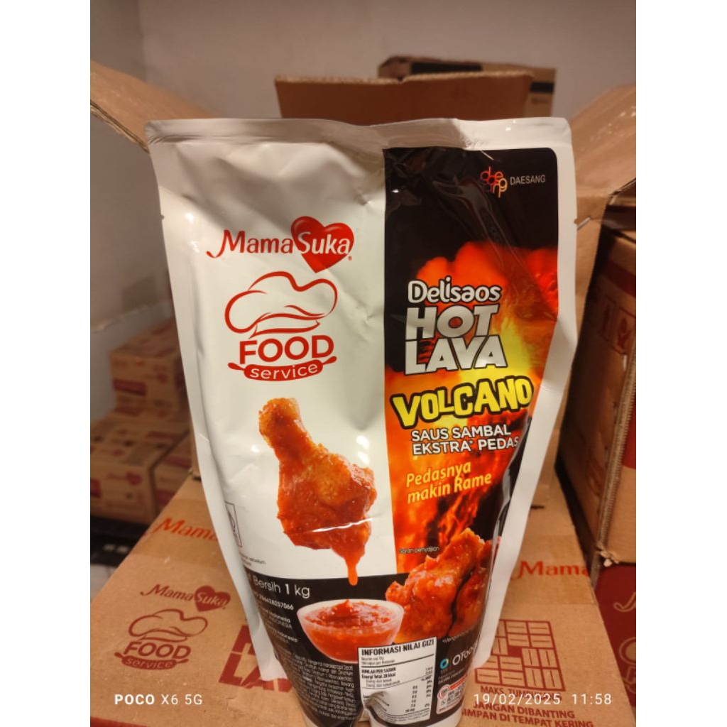 

Mama Suka Hot Lava Volcano 1kg