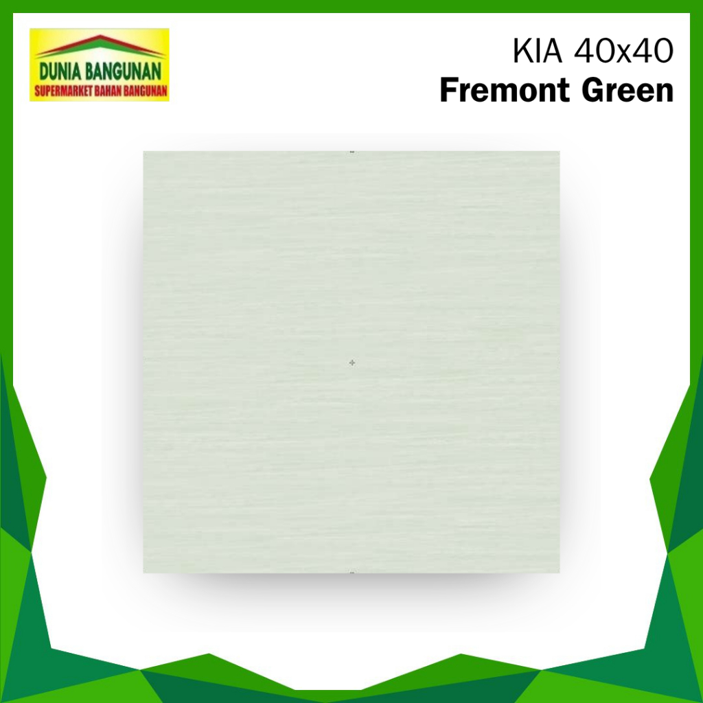Keramik 40x40 Lantai KIA Impresso Fremont Green Keramik Lantai Glossy / Keramik Lantai Kamar / Keram