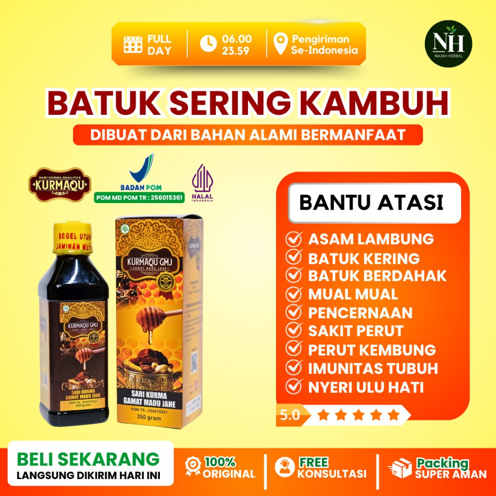 Obat Batuk Sering Kambuh Obat Batuk Tak Kunjung Sembuh Batuk Batuk Menahun Sari Kurma KurmaQu