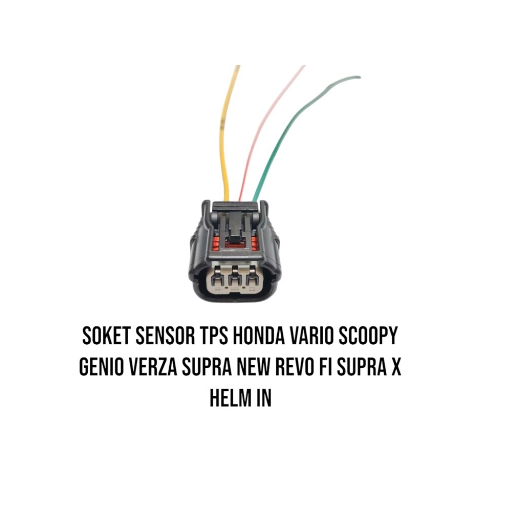 Soket Socket sensor TPS Honda Beat Vario scoopy genio Verza Supra new Revo fi supra x helm in origin