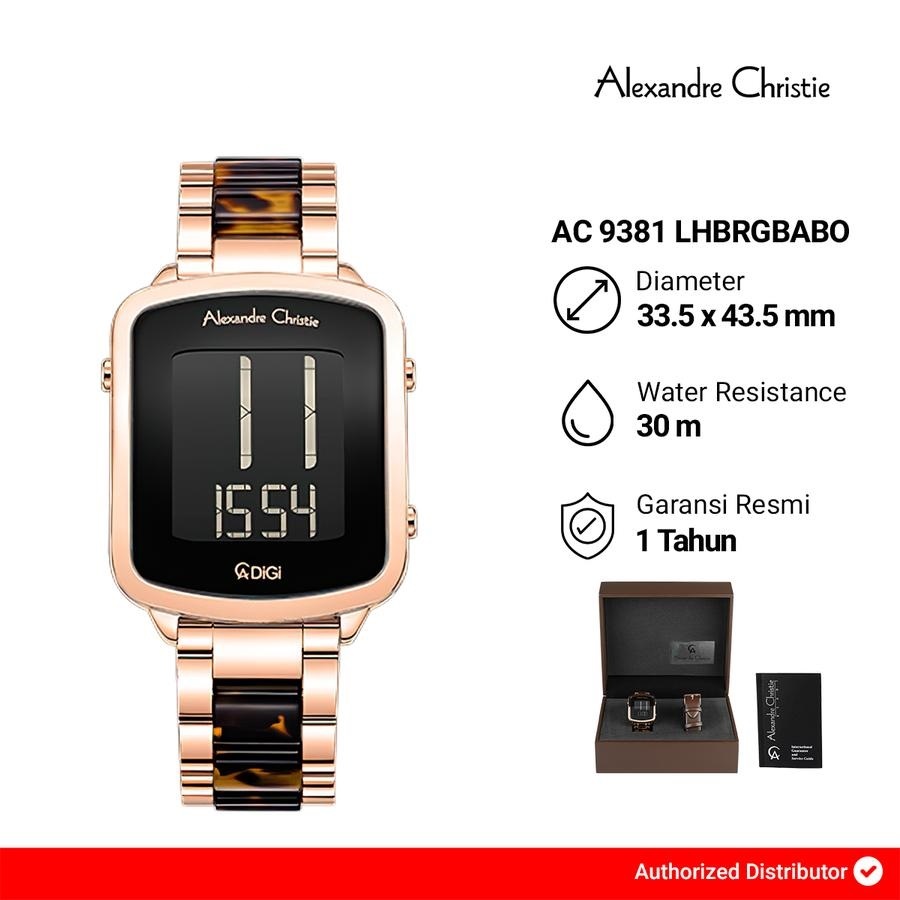 ORIGINAL Jam Tangan Wanita Alexandre Christie AC 9380 / AC9380 / AC9381 / AC 9381 / 9495 Garansi 1 T