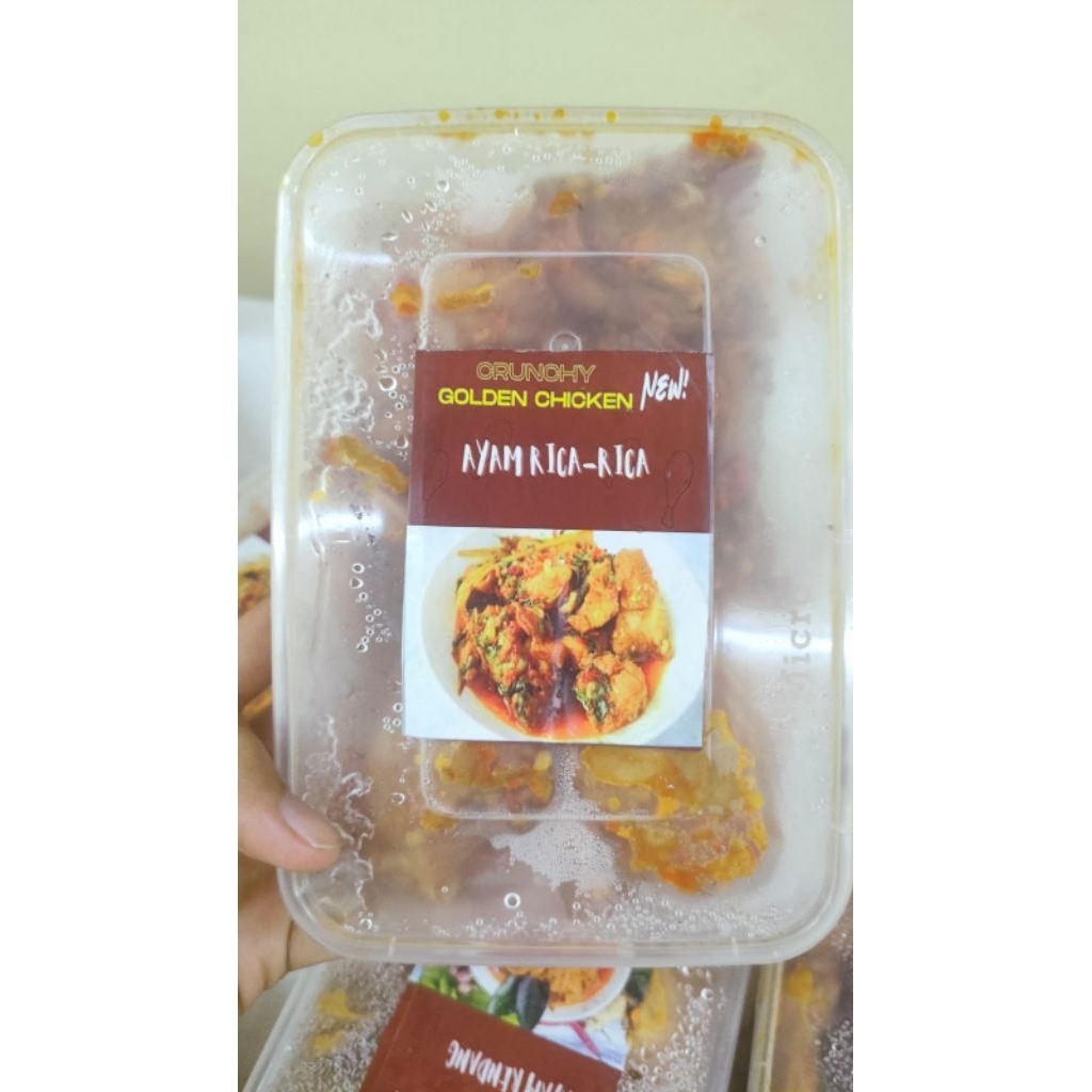 

Ayam rica rica isi 7-8 potong / ayam bumbu pedas / ayam woku / ayam balado