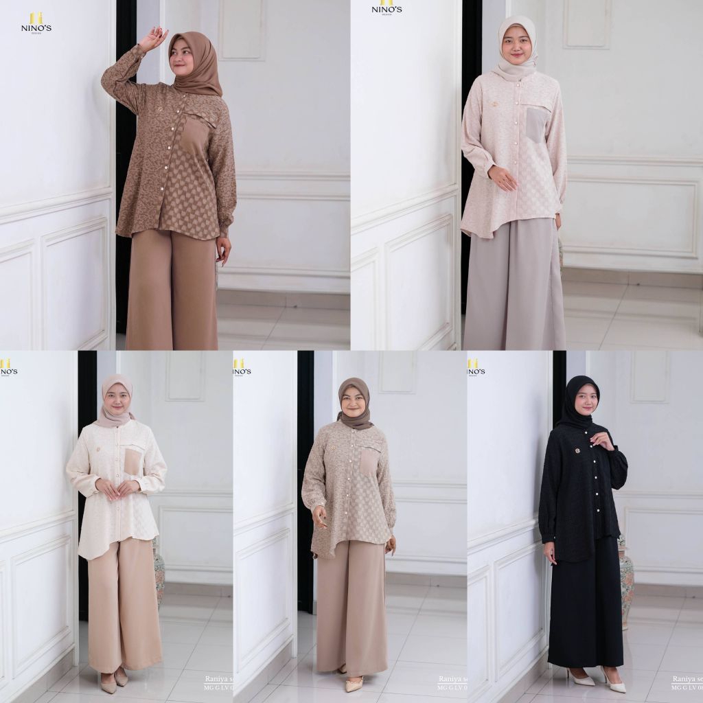ONE SET CELANA RANIYA ORI PREMIUM BY NINOS KODE MG S LV 082