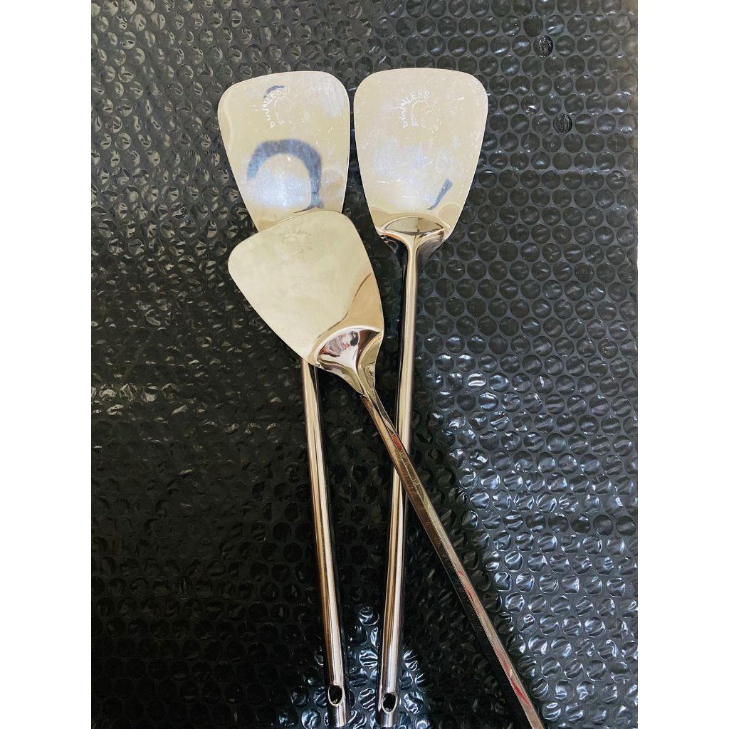 TERMURAH-SOTEL PENDEK/SPATULA PREMIUM/SUTIL ALAT MASAK/ SUTIL STAINLESS STEAL ANTI KARAT