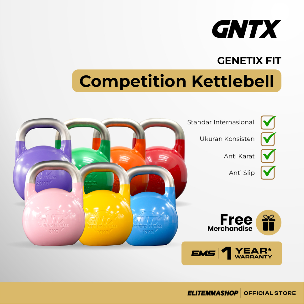 GENETIX FIT Competition Kettlebell Fitness, Kettlebell, Kettlebell Set, Kettlebell