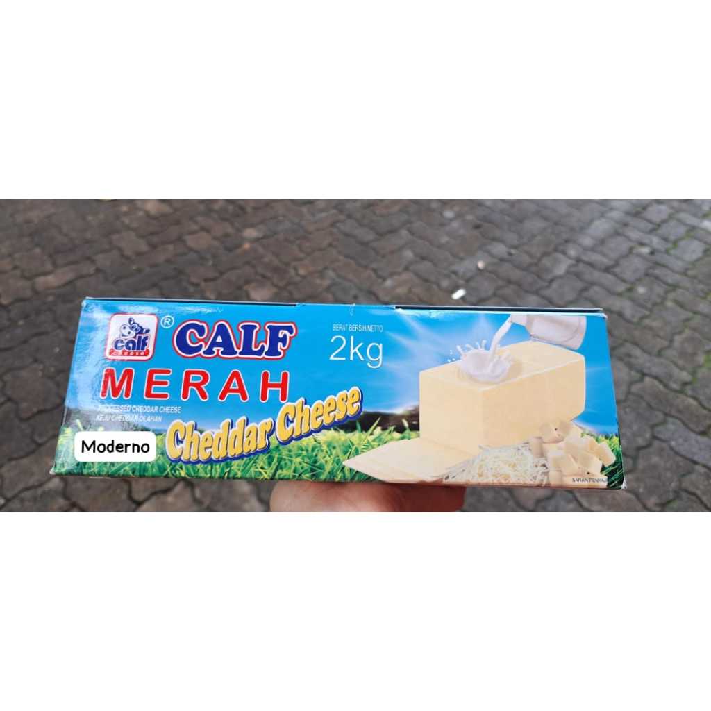 

Keju calf merah Cheddar Cheese 2 kg