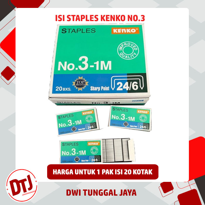 

Isi Staples Kenko No 3
