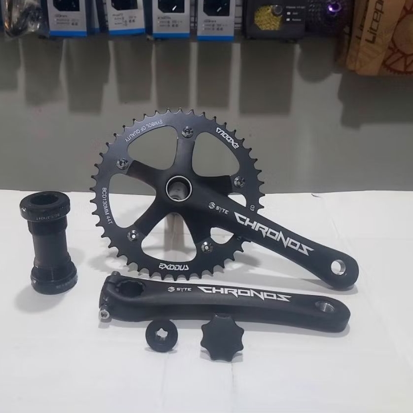 CRANK SYTE CRONOZ HT2 SINGLE 44T FIXIE MTB CRANKSET