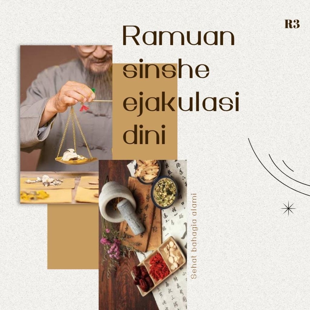 

ramuan sinse sinshe racikan Tiongkok ramuan herbal tradisional ejakulasi dini lemah syahwat