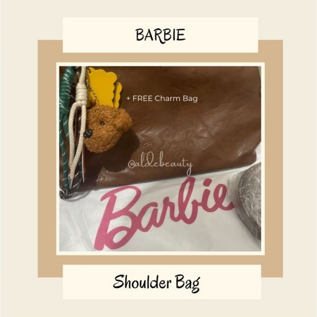 Original BARBIE Bag - Tote Bag Barbie Free Charm Bag - Tas Wanita Murah