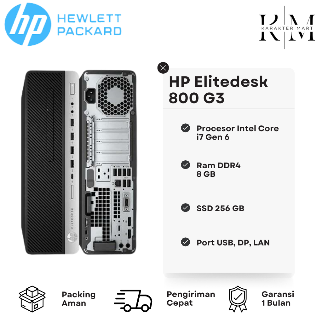 PC Desktop HP ELITEDESK 800 G3 CORE i7 6700 Harga Murah Garansi 1 Bulan