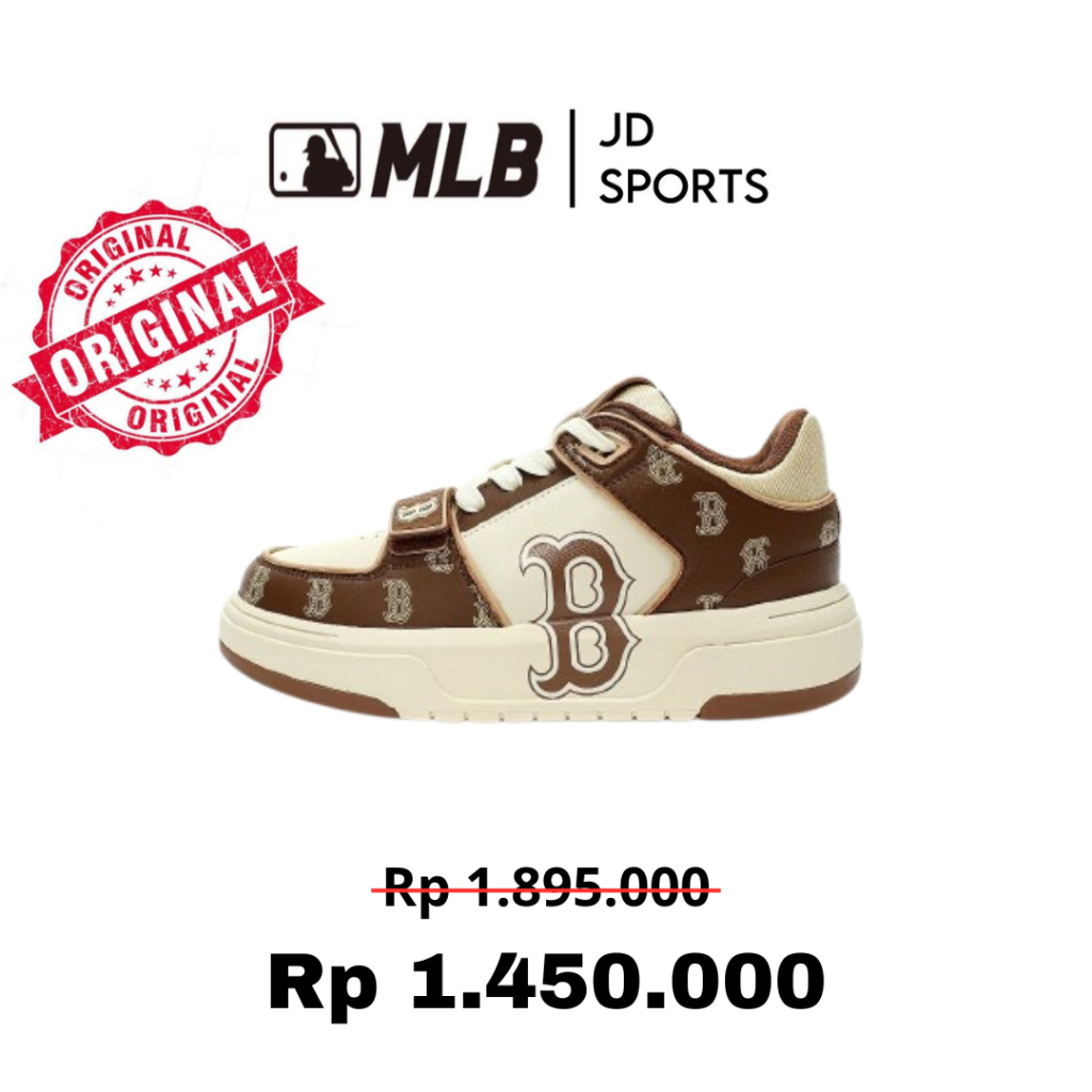 Sneakers MLB Chunky Liner High Monogram Boston Brown Original