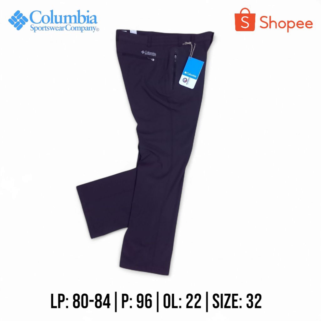 Celana Panjang Columbia Warna Plum Size 32