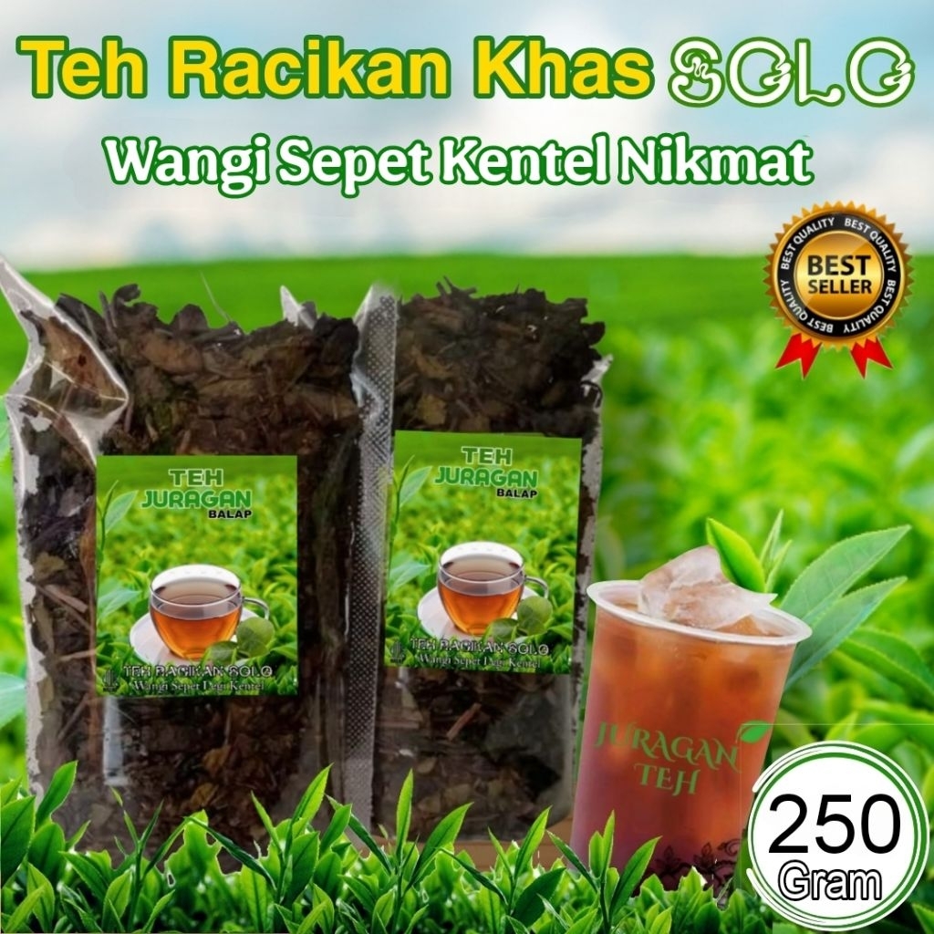 

Teh Juragan Teh Racikan Solo Wangi Sepet Kentel 250gr