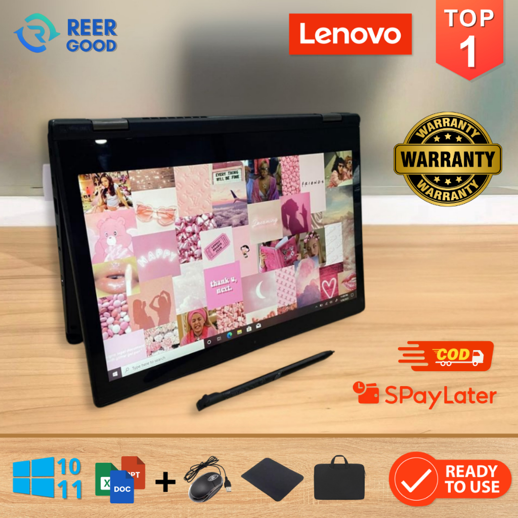 Laptop Lenovo Thinkpad Yoga L380 L390  Touchscreen Murah / Berkualitas / Bergaransi + Bisa Dilipat 3