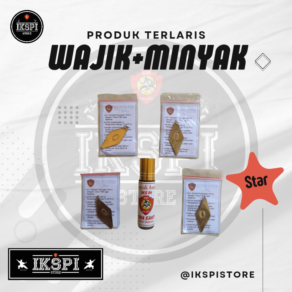 Kalung wajik IKS Ori + Minyak Asmak IKS Ori