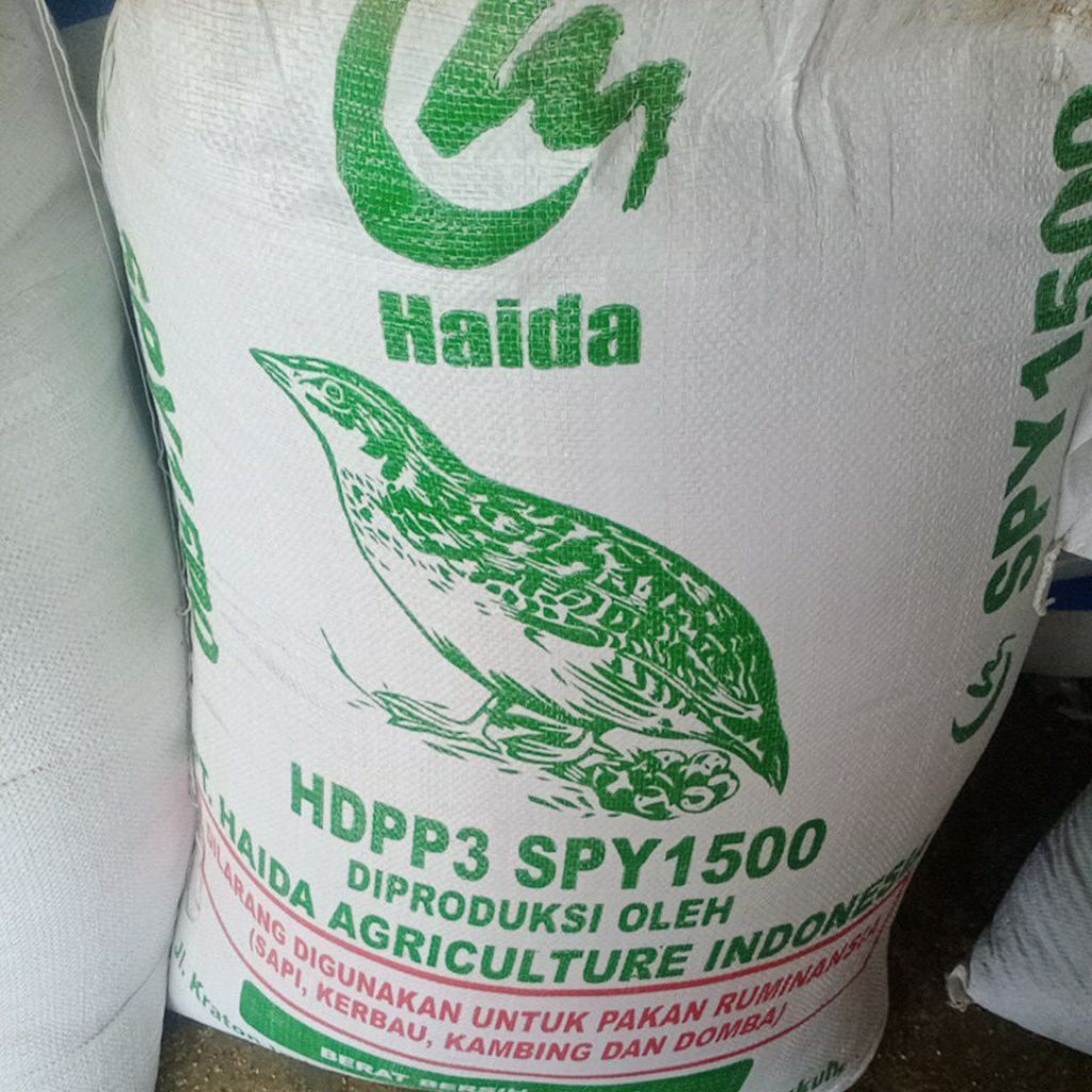 PAKAN PUYUH BERTELUR SPY1500 HAIDA PACK 1KG