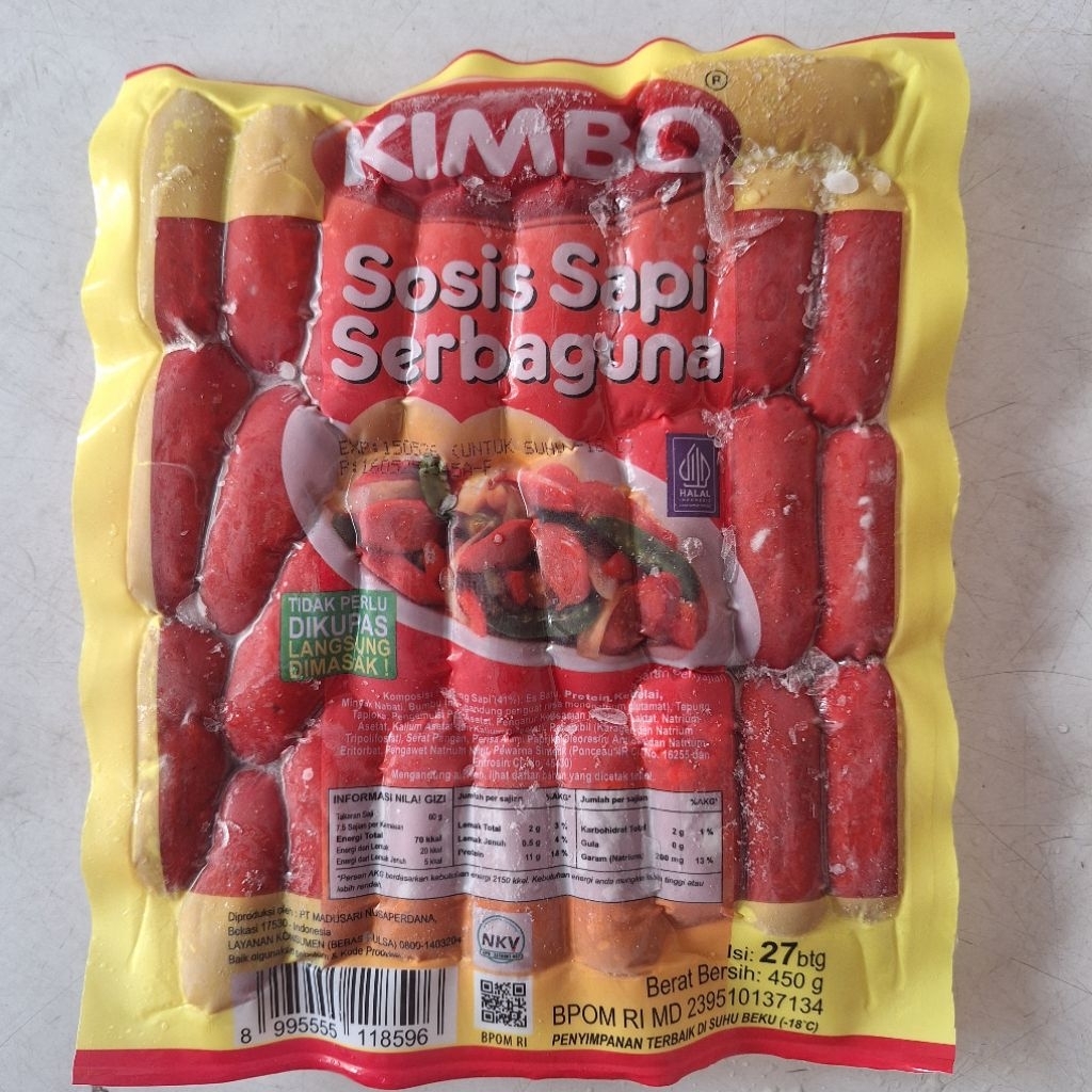 

KIMBO BEEF COCKTAIL MERAH 27s 450gr