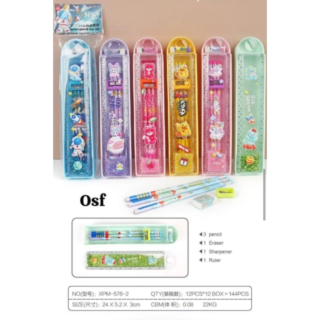 

PENSIL SET RULER QUICKSAND XPM-576-2