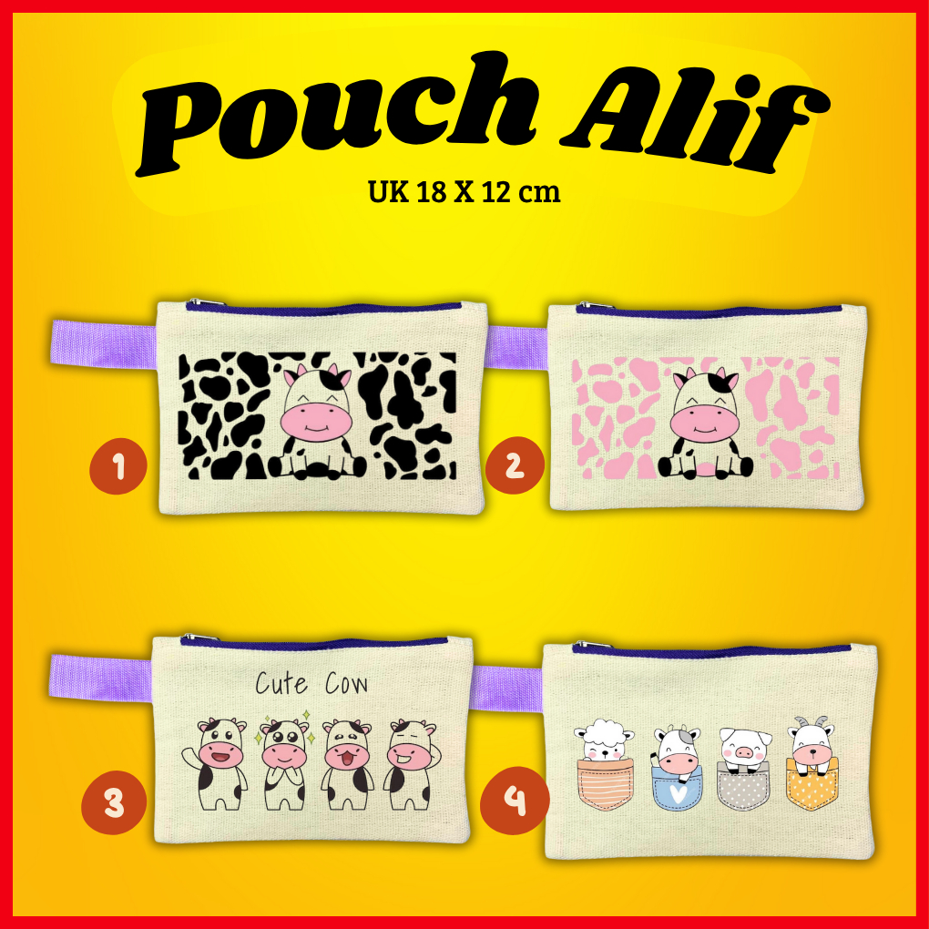 

Tempat Pensil Bahan Belacu Cow