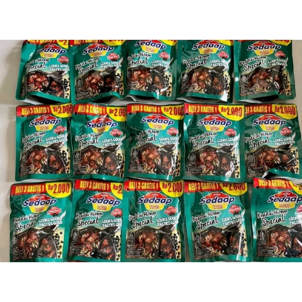 

12 pcs kecap sedap manis ecer 2000