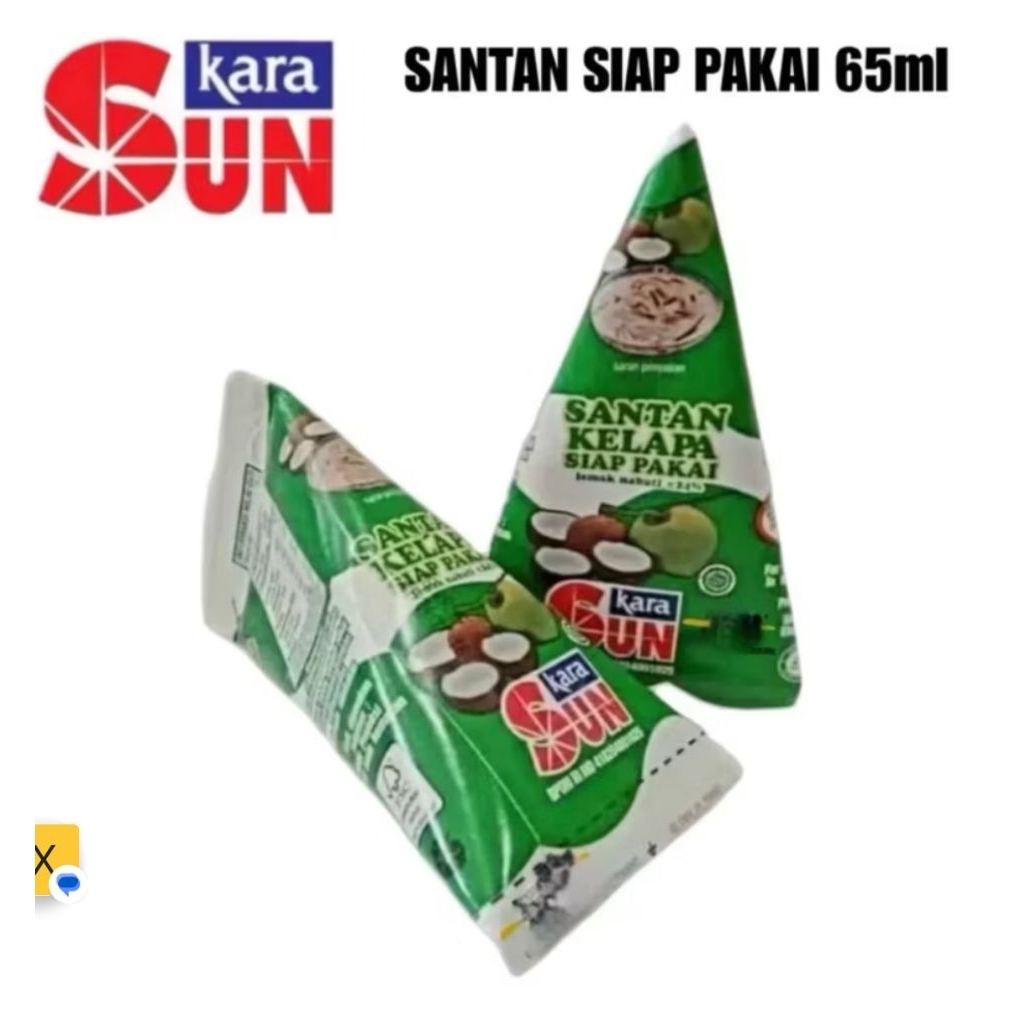 

santan instan SUN KARA 65 ml