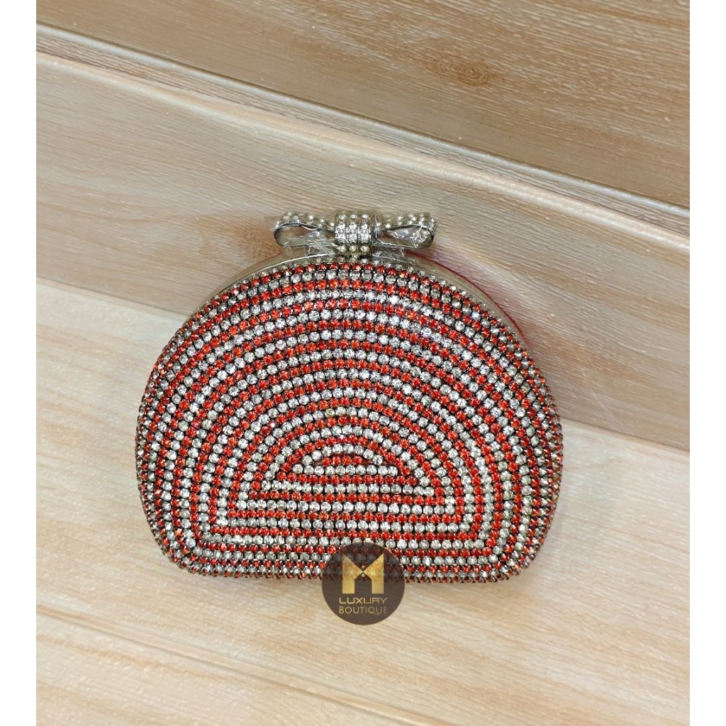 Tas pesta wanita mewah elegan model baru import