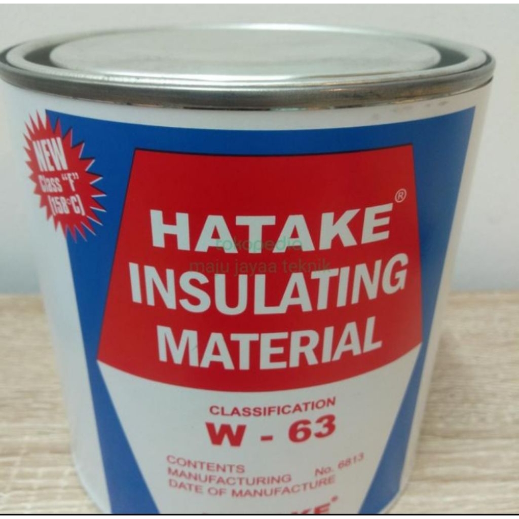 HatakeW-63 insulating varnish Lak Sirlak coating Perekat Dinamo