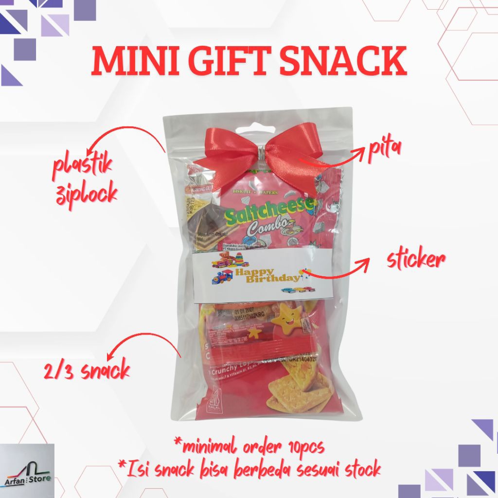 

Mini Gift Snack/Hampers Mini/Snack Ulang Tahun