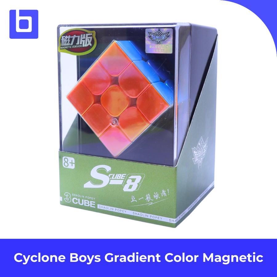 Magic Cube 3x3 Cyclone Boys Gradient Color S8 Magnetic Stickerless