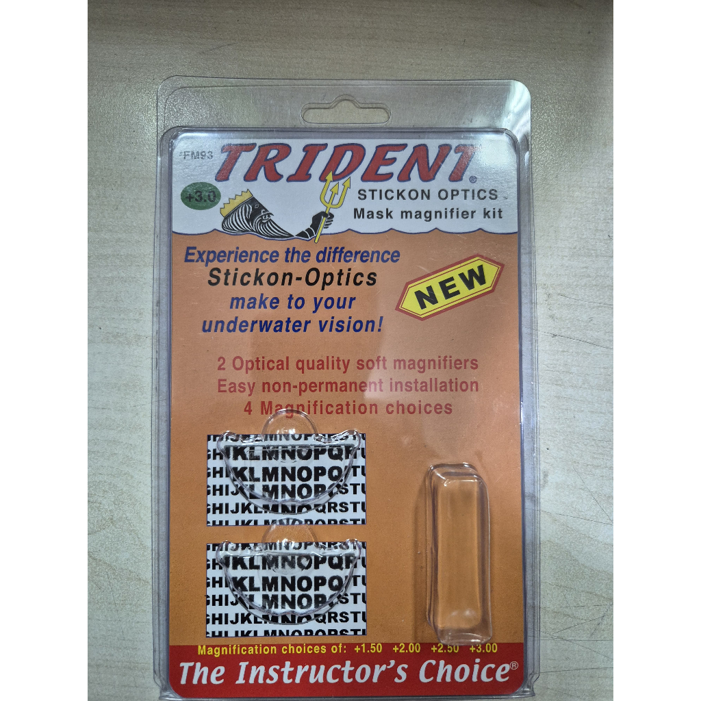 Universal Optical Lens Trident Lensa Plus Scuba Diving Mask Aqua Optic +3.5 (SECOND)