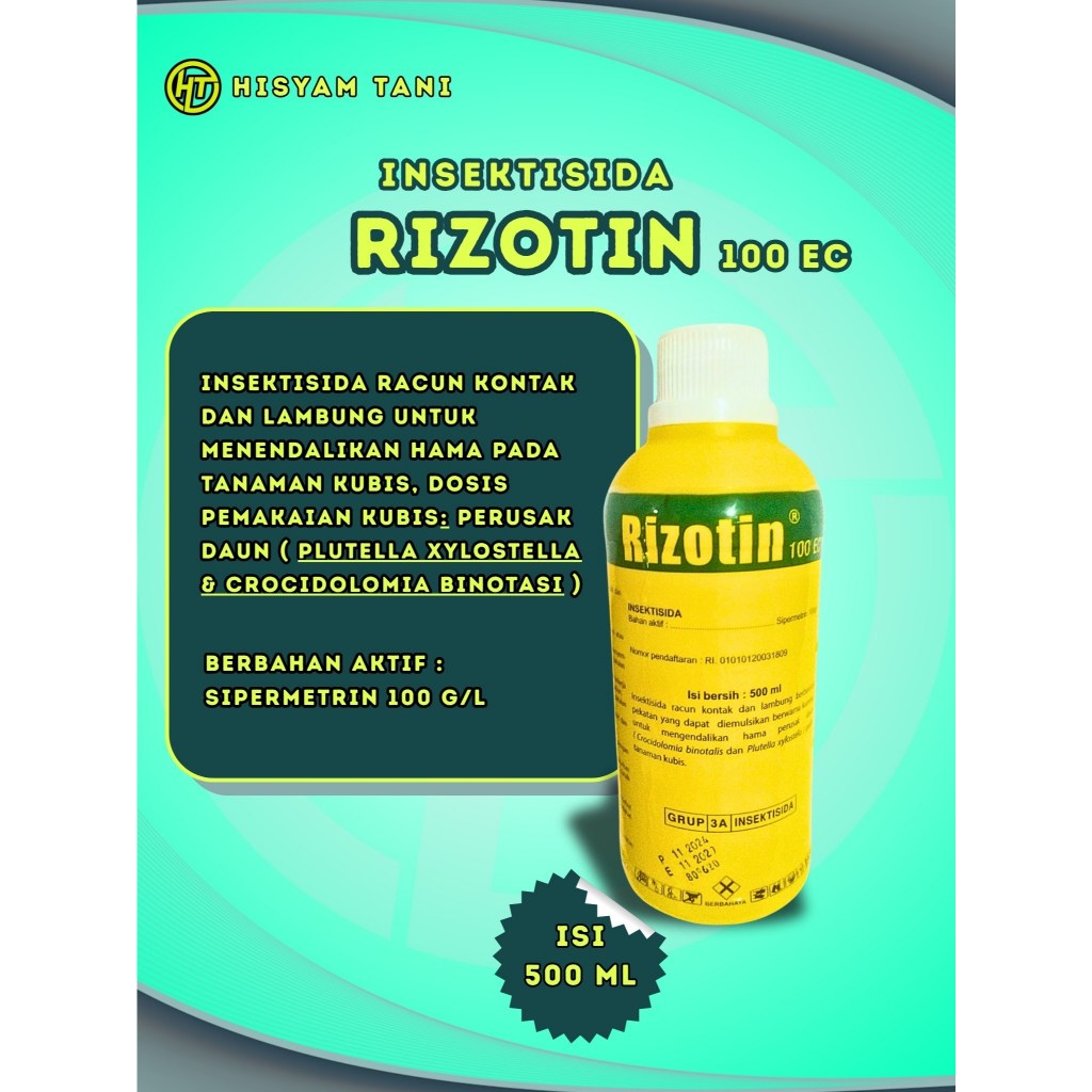 INSEKTISIDA RIZOTIN 100 EC 500 ML