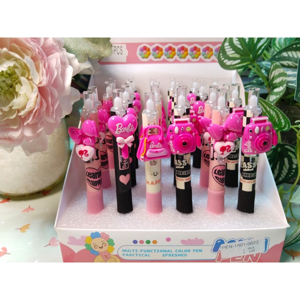 

Cindy Pulpen Barbie Lucu Gel Pen Mekanik Tinta Hitam 0.5 mm