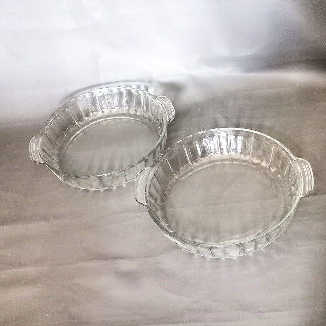 Piring Saji Besar Kaca Bening | Au-9b