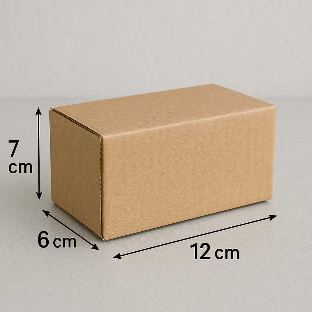 

Kardus Packing Ukuran 12x7x6 cm Polos Luar Dalam