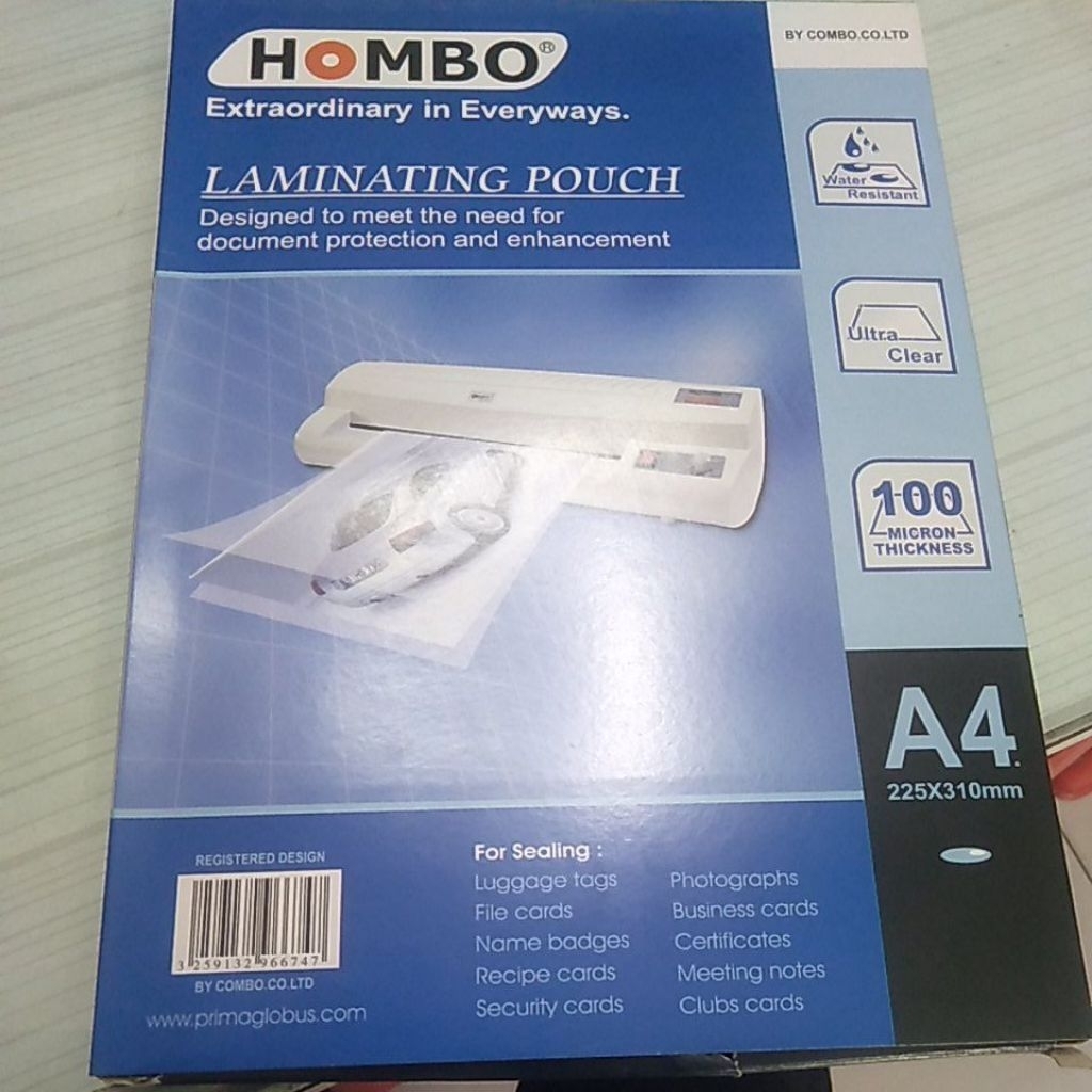 

LAMINATING POUCH A4