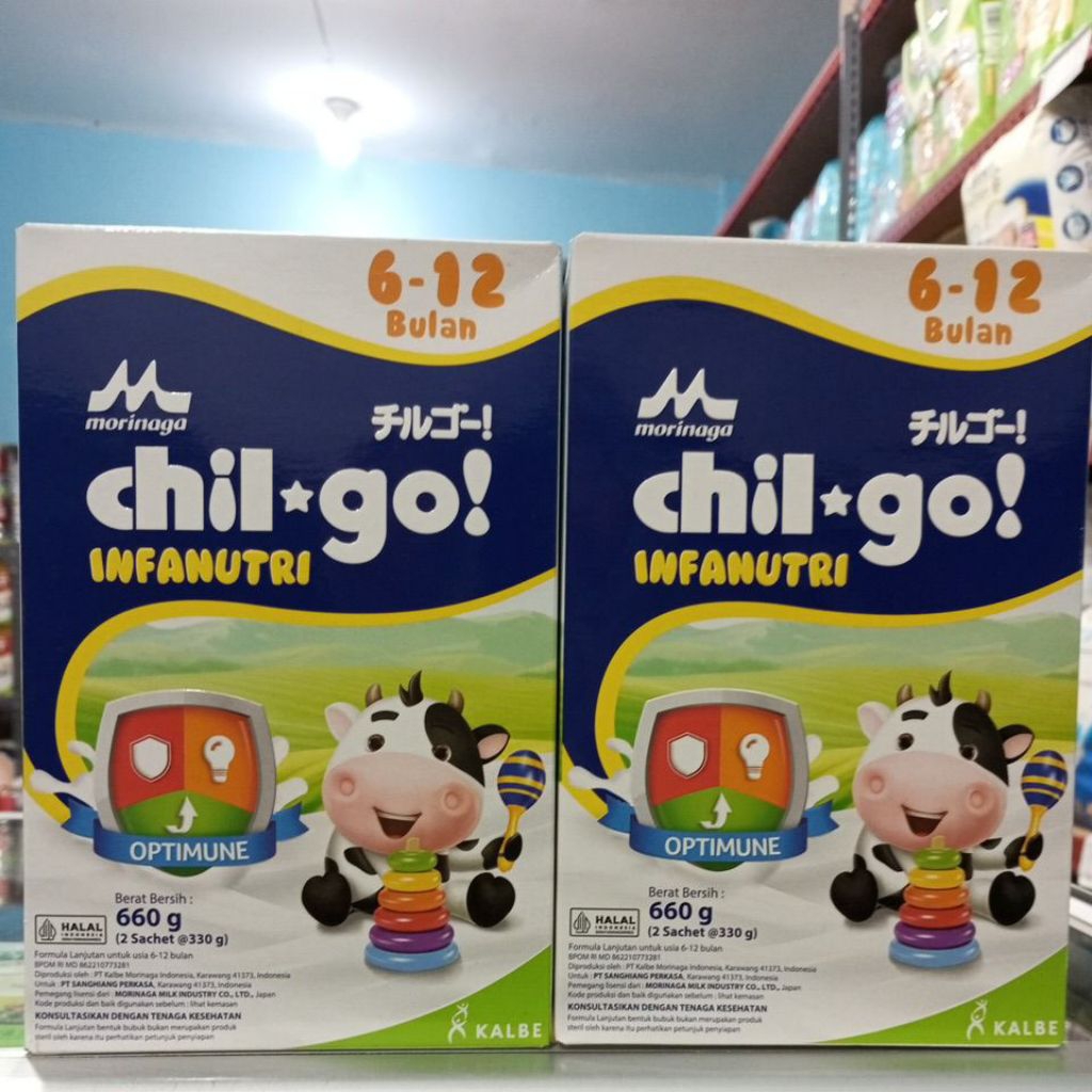 

Morinaga Chil-go! Infanutri usia 6-12 bulan netto 600gr (2 sachet @330gr)
