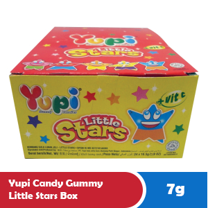 

YUPI CANDY GUMMY LITTLE STARS BOX 24x7g