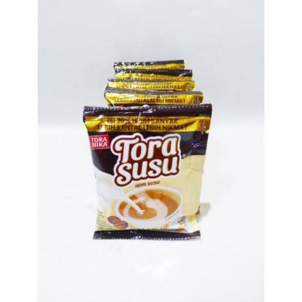 

Cahayadstore Tora Bika Tora Susu . Berat Bersih 31 G, 1 Renceng 10 Sachet. Kopi+Gula+Cream+Susu