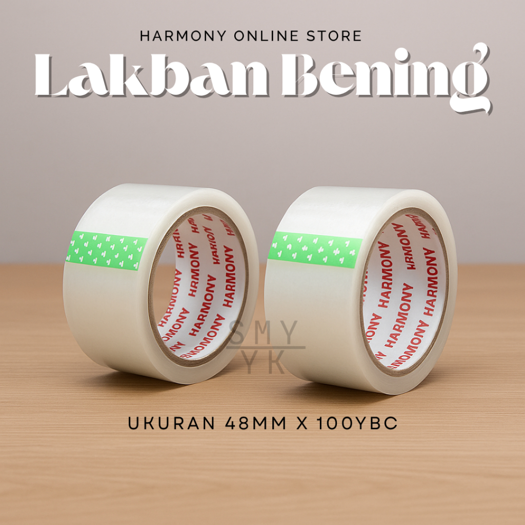 

Lakban Bening 48mm x 100 Yard BC – Lakban Packing Putih 1 Inch x 48 mm - Solasi Peking Satu In x 48mm x 100 Y BC Kardus Kuat Langsung Pabrik - Isolasi Packing 100 Yard - Lakban Clear Bening Olshop 48mm x 100YBC - Lakban Putih Packing