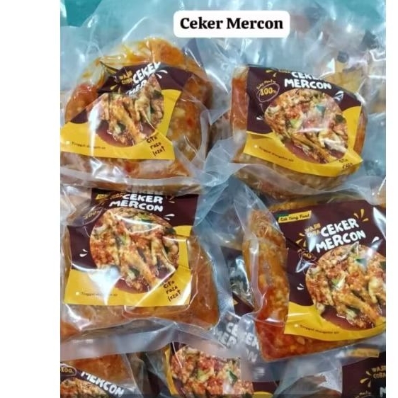 

ceker mercon 200gr ceker ayam pedas