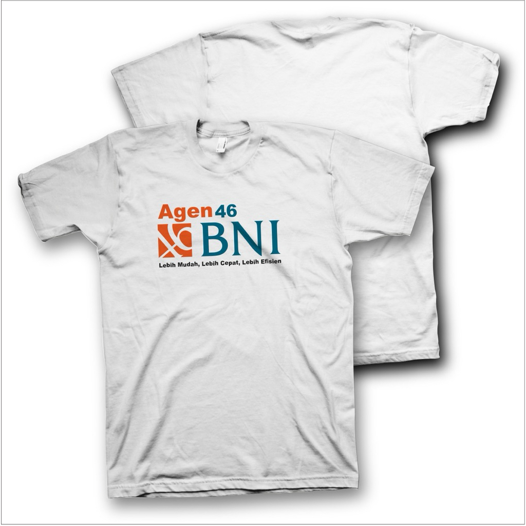 Kaos Agen BNI 46 Bahan Premium/Baju Agen BNI 46