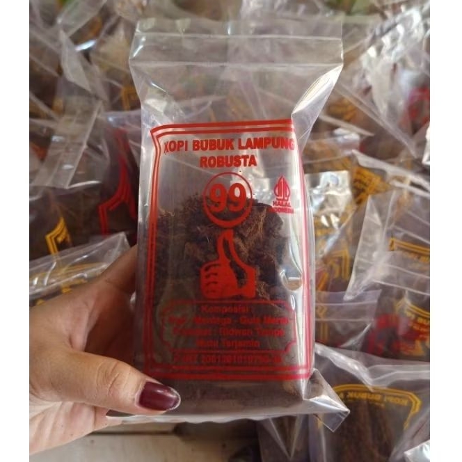 

KOPI BUBUK LAMPUNG ROBUSTA 99 (150 GRAM) KOPI BUBUK LAMPUNG ROBUSTA 99 PROMO